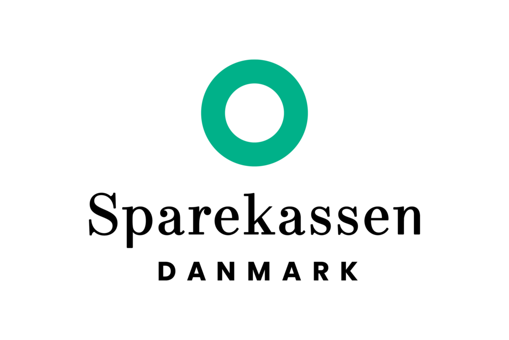 Vi Bygger Vejle: Sparekassen Danmark logo.